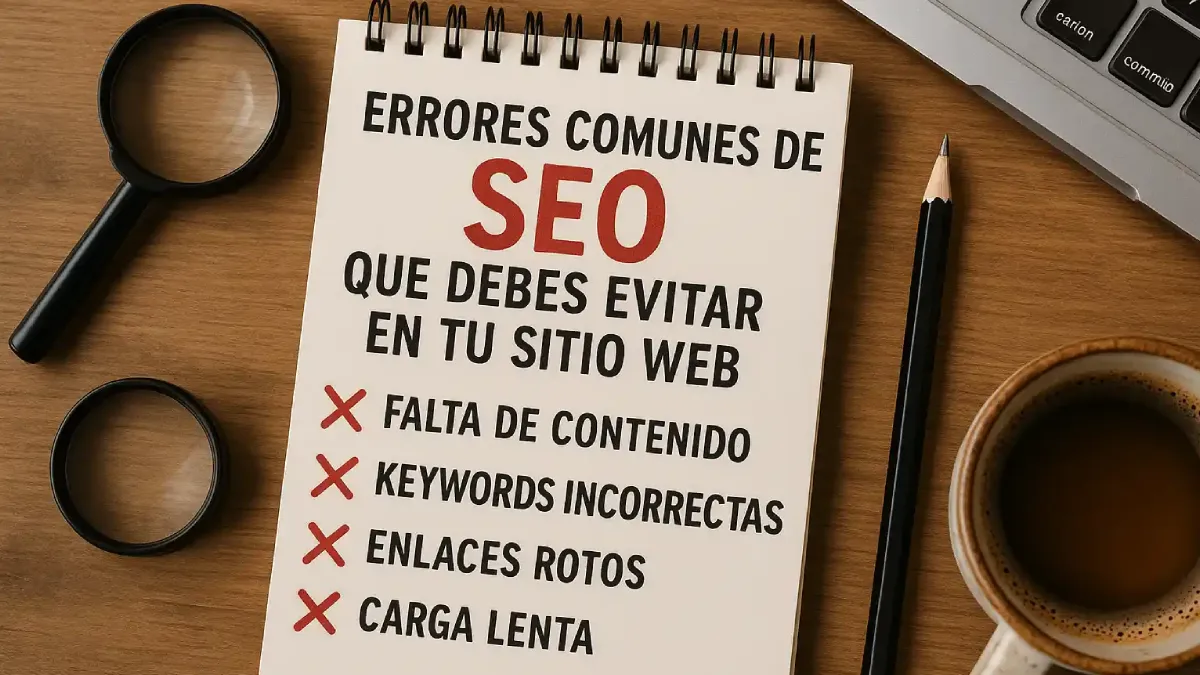 Erros comuns de Seo por ewardsolution